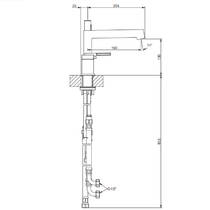 Змішувач для ванни Gessi Gessi316 63537-149 з душовим набором,на борт ванни, нікель матовий, фото №4