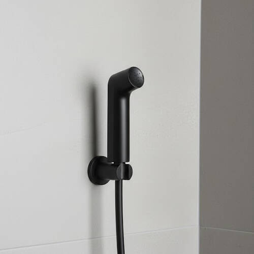 Гигиенический душ Hansgrohe Bidette 29338670 черный матовый, фото 1