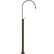 Змішувач для раковини Gessi Goccia 33630-845 підлоговий, темна бронза, фото №2