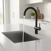 Смеситель для кухни Franke Active J 115.0653.398 черный матовый, фото №1