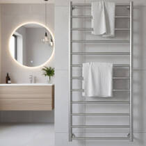 Полотенцесушитель водяной Mario INOX Флэт 1170х530/500 сатин, фото №1