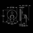 Змішувач прихованого монтажу для душу Grohe Plus 24093004 хром, фото 5