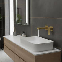 Змішувач прихованого монтажу для раковини Grohe Plus 29306GN4 холодний світанок матовий (золото)