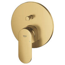 Змішувач прихованого монтажу для ванни/душу Grohe Plus 24060GN4 холодний світанок матовий (золото), фото №5
