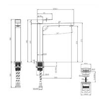 Змішувач для раковини Bossini Gillo-T Z00706000073005 чорний матовий, фото №4