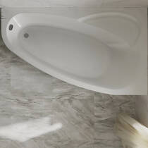 Ванна акриловая WGT Rialto Como 170х100 см правая белый глянец, фото №4