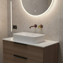 Смеситель скрытого монтажа для раковины Bongio Linea by AC 82538ТТТТEU цвет Terra di Toscana, фото №1