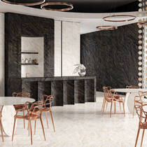 Керамограніт Emil Ceramica Tele Di Marmo Crystal Enpd Tcr Black Lappato 60х120 см, фото №3
