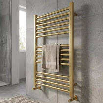 Полотенцесушитель водяной Марио INOX Гера 770х530/500 золото сатин