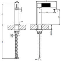 Змішувач для раковини Gessi Diamantato 73602-726 тепла бронза матовий, фото №3
