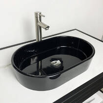 Раковина Adamant Beste New Black 540x350 мм, черный, фото №1