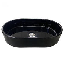 Раковина Adamant Beste New Black 540x350 мм, черный, фото №3