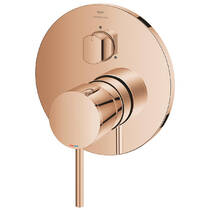 Смеситель скрытого монтажа для ванны/душа Grohe Atrio 24356DA0 теплый закат (розовое золото), фото №4