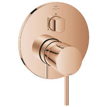 Смеситель скрытого монтажа для ванны/душа Grohe Atrio 24356DA0 теплый закат (розовое золото), фото №2