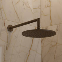 Верхний душ Gessi Ingranaggio 63348-845 с держателем темная бронза, фото №1