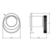 Змішувач прихованого монтажу для душу Gessi Anello 63361-845 темна бронза, фото №3