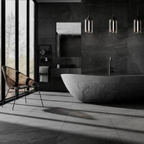 Керамогранит Ceramica Deseo Mora Antracite Rect 60x60 см, фото №1