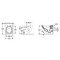 Унитаз подвесной Villeroy&Boch Omnia Architectura 5684C001 белый глянец, фото №4