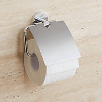 Держатель для туалетной бумаги Villeroy&Boch Elements TVA15101300061 с крышкой хром, фото №1