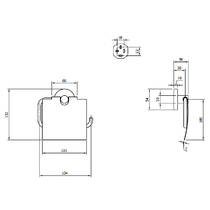 Держатель для туалетной бумаги Villeroy&Boch Elements TVA15101300061 с крышкой хром, фото №3
