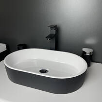 Раковина Adamant Beste New 54 см чорно-білий, фото №1