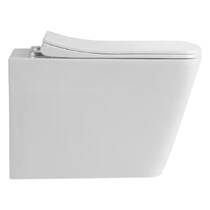 Унитаз подвесной Devit Aquamod HT-1014C-WHT007 без ободка с турбосмывом с крышкой quick-fix, soft-close, фото №5