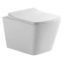 Унитаз подвесной Devit Aquamod HT-1014C-WHT007 без ободка с турбосмывом с крышкой quick-fix, soft-close, фото №2