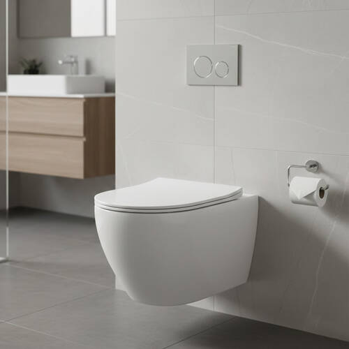 Унітаз підвісний Devit Aquamod HT-1014C-WHT008 безобідковий з