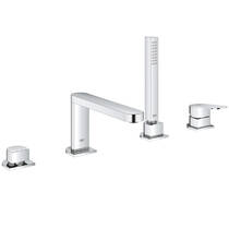 Змішувач для ванни Grohe Plus 29307004 з душовим набором, на борт, хром, фото №2