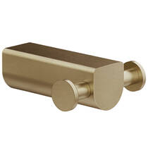 Крючок Gessi Rilievo 59522-726 двойной теплая бронза матовый, фото №2