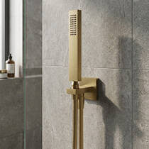 Душевой набор Gessi Rettangolo 20123-726 теплая бронза матовый, фото №1