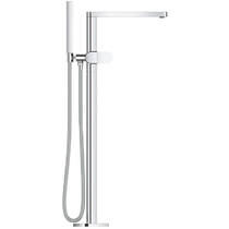 Змішувач для ванни Grohe Plus 23846004 підлоговий з душовим набором хром, фото №5