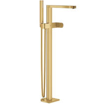 Змішувач для ванни Grohe Plus 23846GN4 підлоговий з душовим набором холодний світанок матовий, фото №2