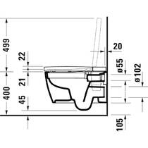 Унітаз-біде підвісний Duravit SensoWash Starck f Lite 650001012004310 з електронним сидінням, фото №5