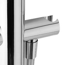 Смеситель для ванны Paffoni Light LIG032CR+LIG030 напольный с душевым набором, хром, фото №7