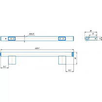 Рушникосушарка електрична Маріо Нота-І 30х630/85 20 Вт сатин, фото №3