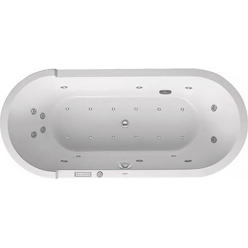 Ванна гідромасажна акрилова Duravit  Starck Bathtub Oval 760010000CE1000 180х80 см, фото 2