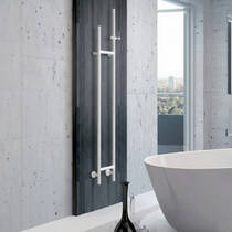 Полотенцесушитель водяной Margaroli Arcobaleno 417 DX 1537x187 мм белый мат, фото №1