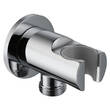 Шлангове підключення Devit Flow D113100000010C з тримачем ручного душу, хром, фото 2