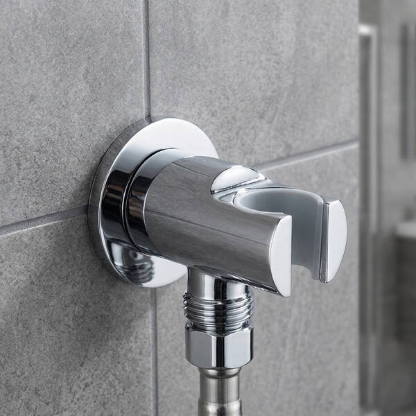 Шлангове підключення Devit Flow D113100000010C з тримачем ручного душу, хром, фото 1