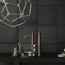 Змішувач для раковини Gessi Meccanica 54202-726 тепла бронза матовий, фото №4