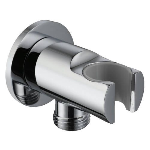 Шлангове підключення Devit  Flow D113100000020C з тримачем ручного душу, хром, фото 2