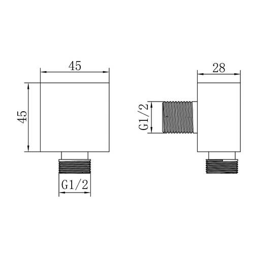 Шлангове підключення Devit Flow D113100000040BM, чорний матовий, фото 3