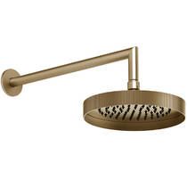 Верхний душ Gessi Ingranaggio 63548-726 с держателем, теплая бронза матовый, фото №2