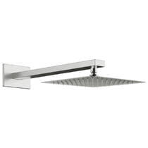 Верхня душова лійка Devit Flow D113000000120BN-1, 250x250 мм з кронштейном, brushed nickel, фото №2
