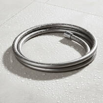Душевой шланг Devit Flow D113000001000BN с латунными гайками G1/2’’ длиной 1,5 м, brushed nickel, фото №1