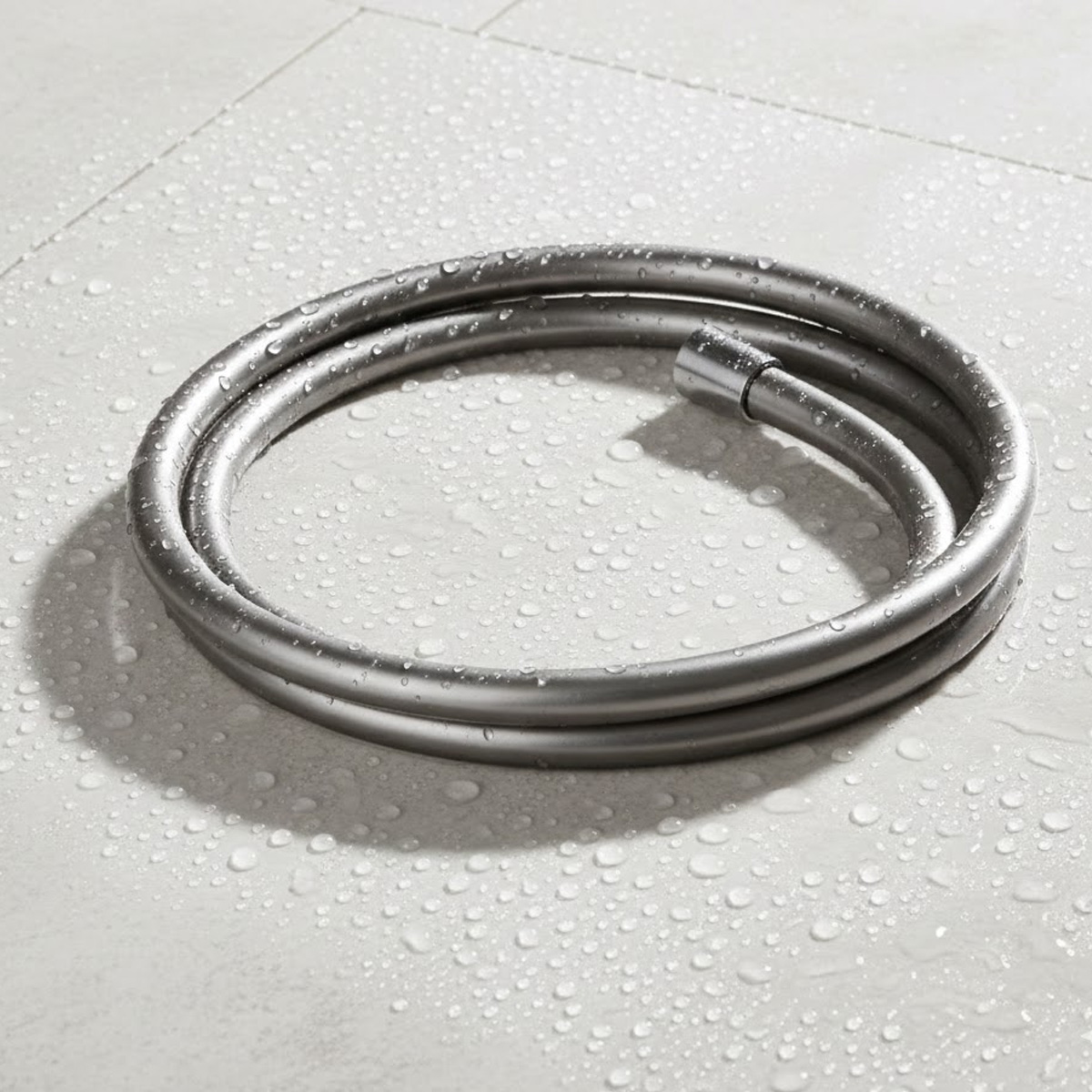 D113000001000BN Flow Душовий шланг з латунними гайками G1/2’’ довжиною 1,5 м, brushed nickel (1 сорт)