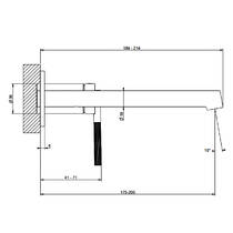 Смеситель скрытого монтажа для раковины Gessi Ingranaggio 63583-706 черный металл матовый, фото №4