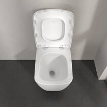 Унітаз підвісний Villeroy&Boch Subway 3.0 4610TL01 з кришкою Soft Close білий глянець, фото №6