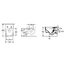 Унітаз підвісний Villeroy&Boch Subway 3.0 4610TL01 з кришкою Soft Close білий глянець, фото №3